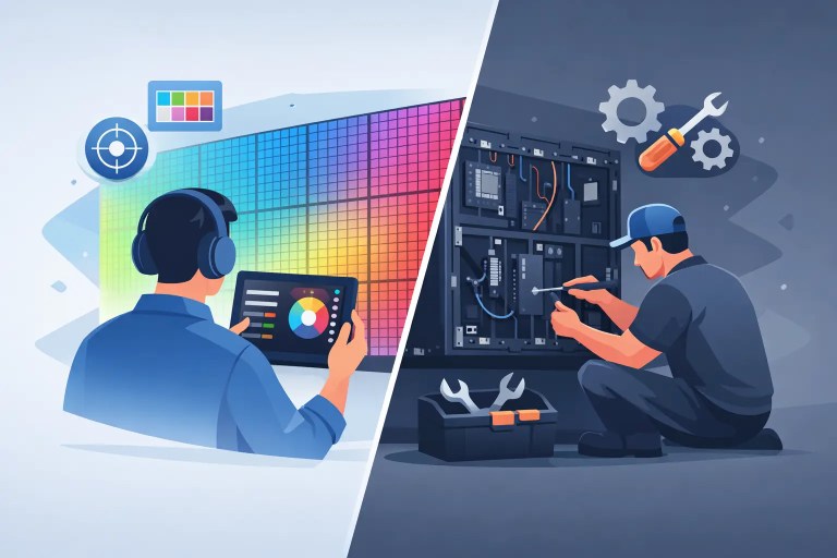 Calibration vs Hardware Repair for LED Walls