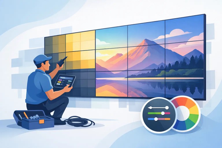 How to Correct LED Color Mismatch in Video Walls