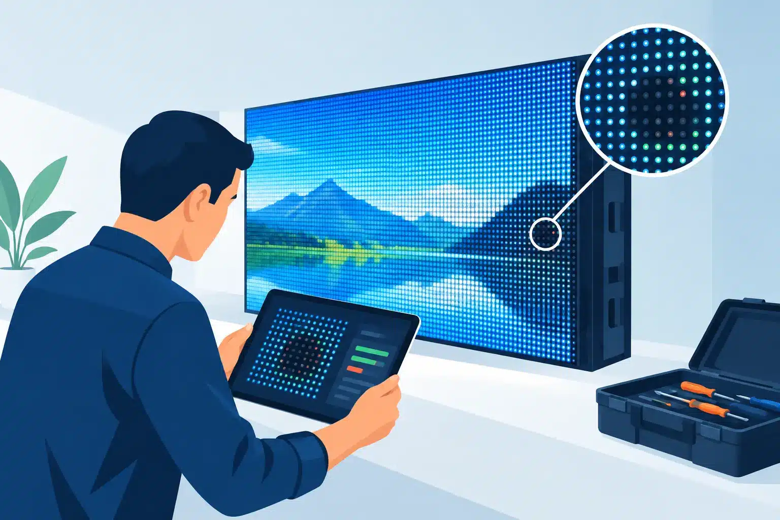 LED Diagnostics: Finding the Real Display Fault