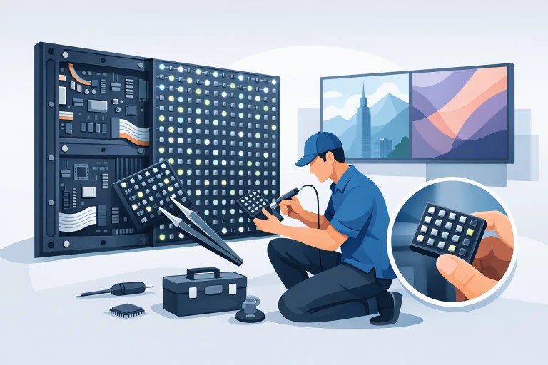 LED Module Repair for Professional Displays