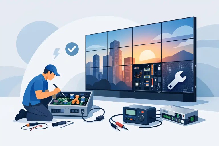 LED Power Repair for Reliable Video Walls