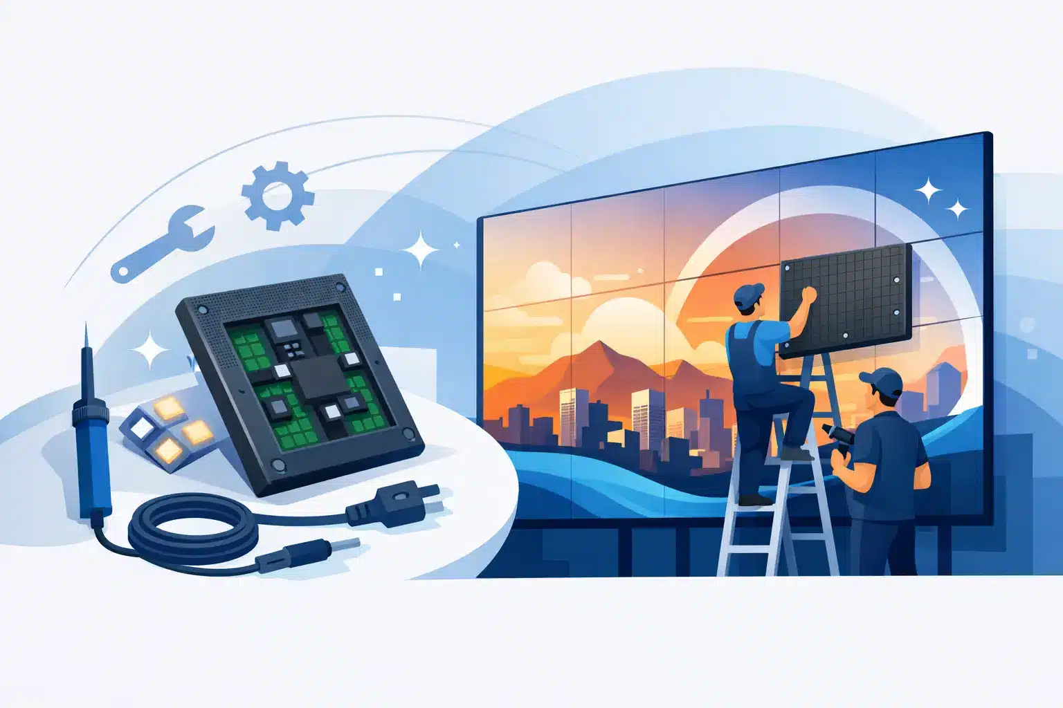 LED Refurbishment for Professional Display Systems