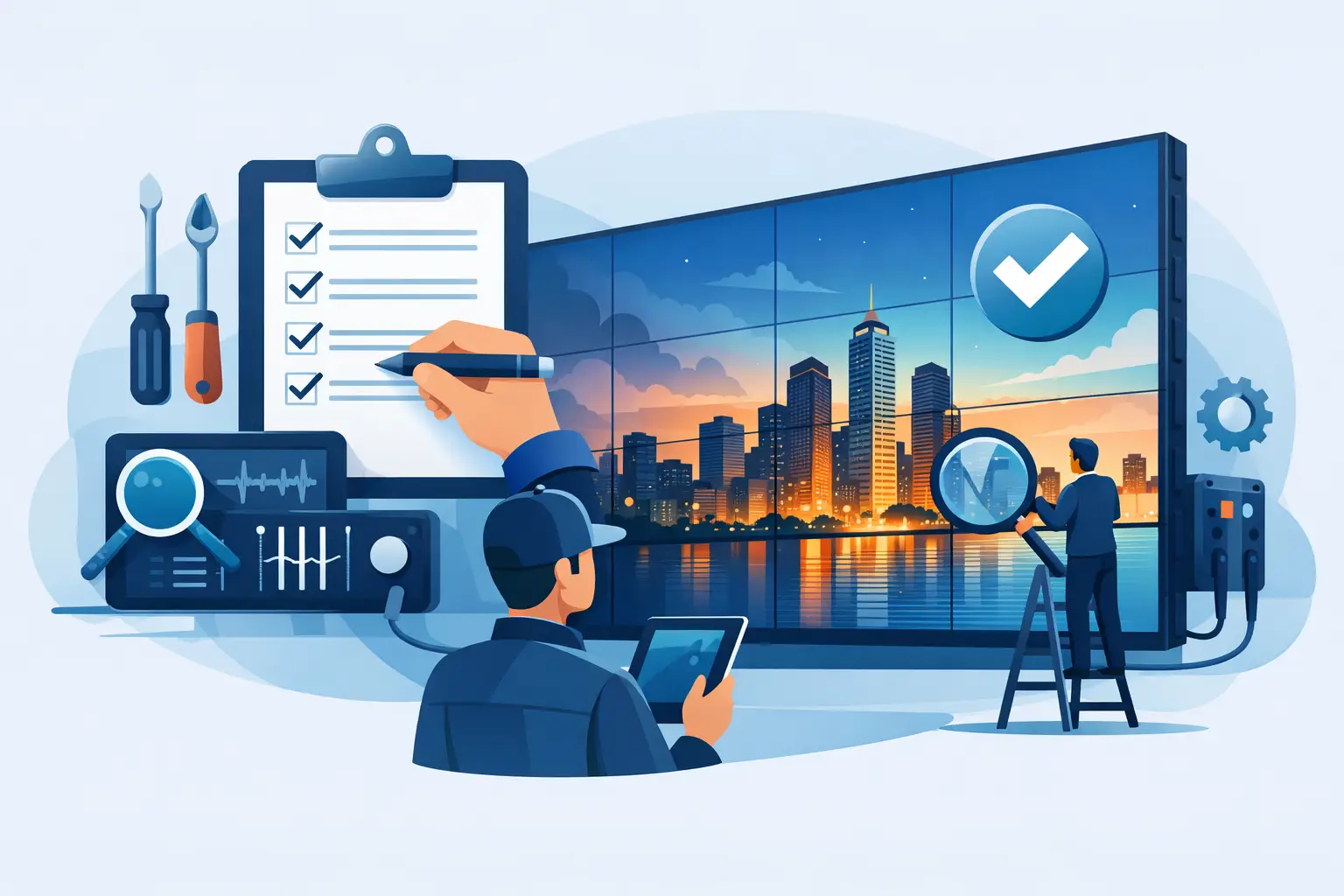 LED Wall QC Checklist for Professional Displays