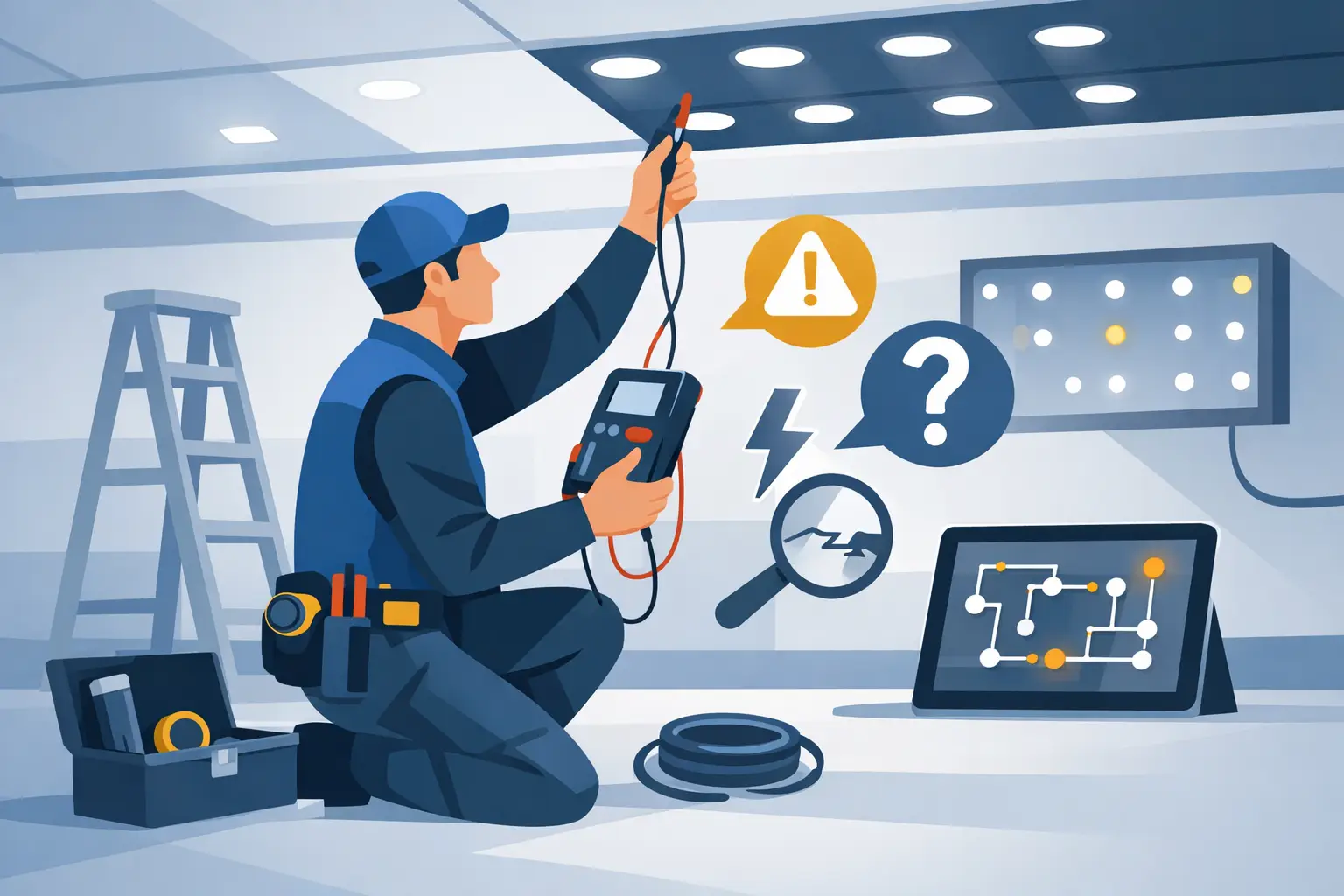 On-Site LED Troubleshooting That Finds the Fault