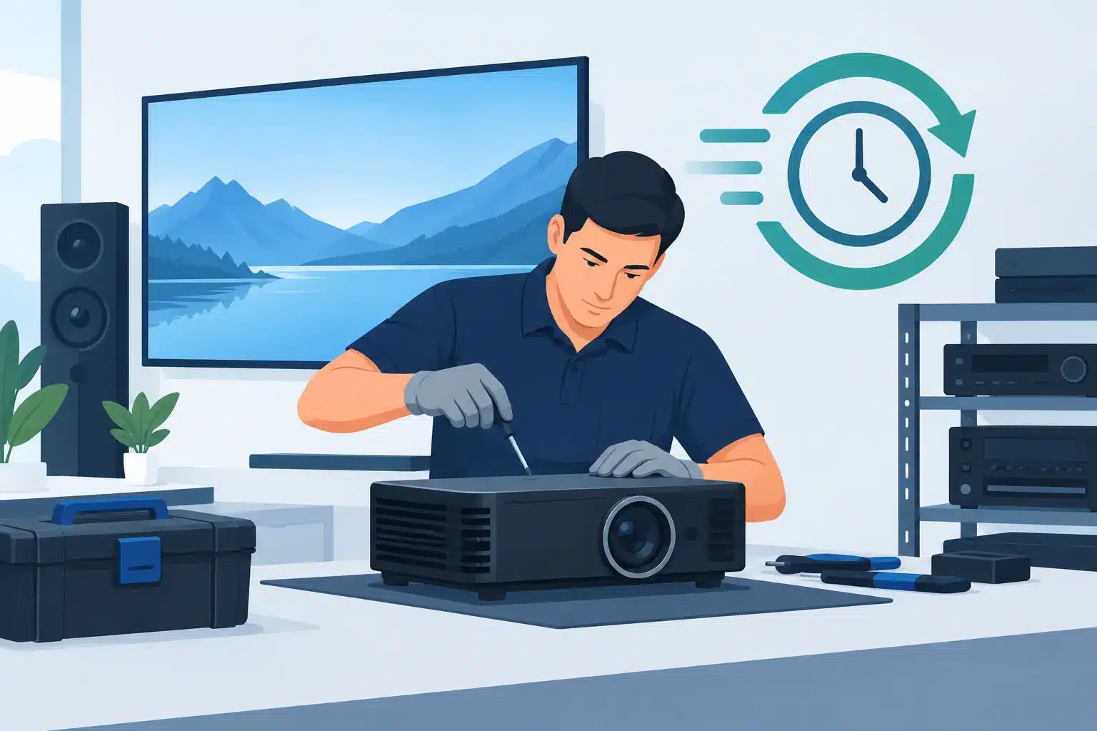Repair Turnaround for AV Companies That Holds Up