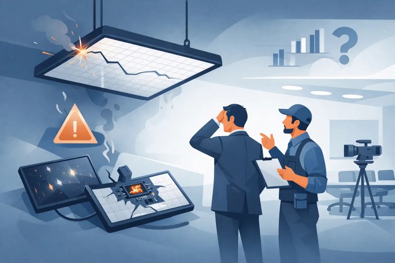 Why LED Panels Keep Failing in Professional Use