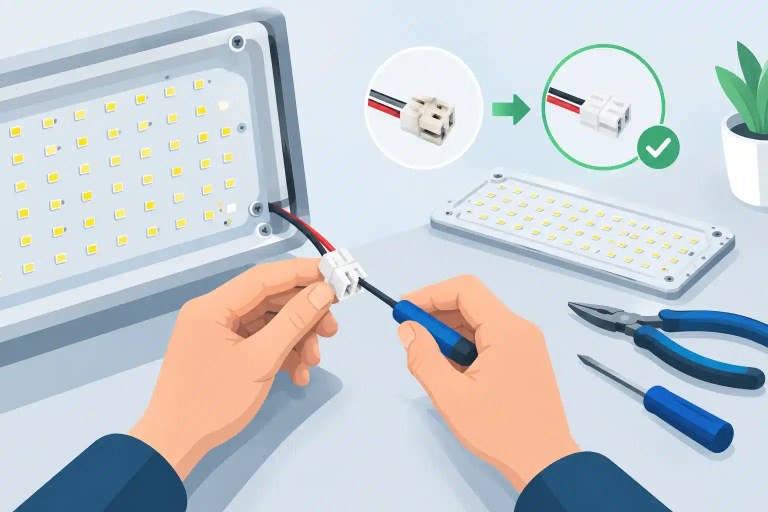 LED Connector Repair Before Replacing Modules