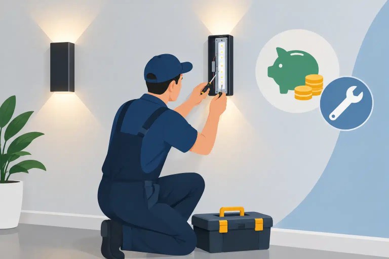 When Is LED Repair Economical for Your Wall?